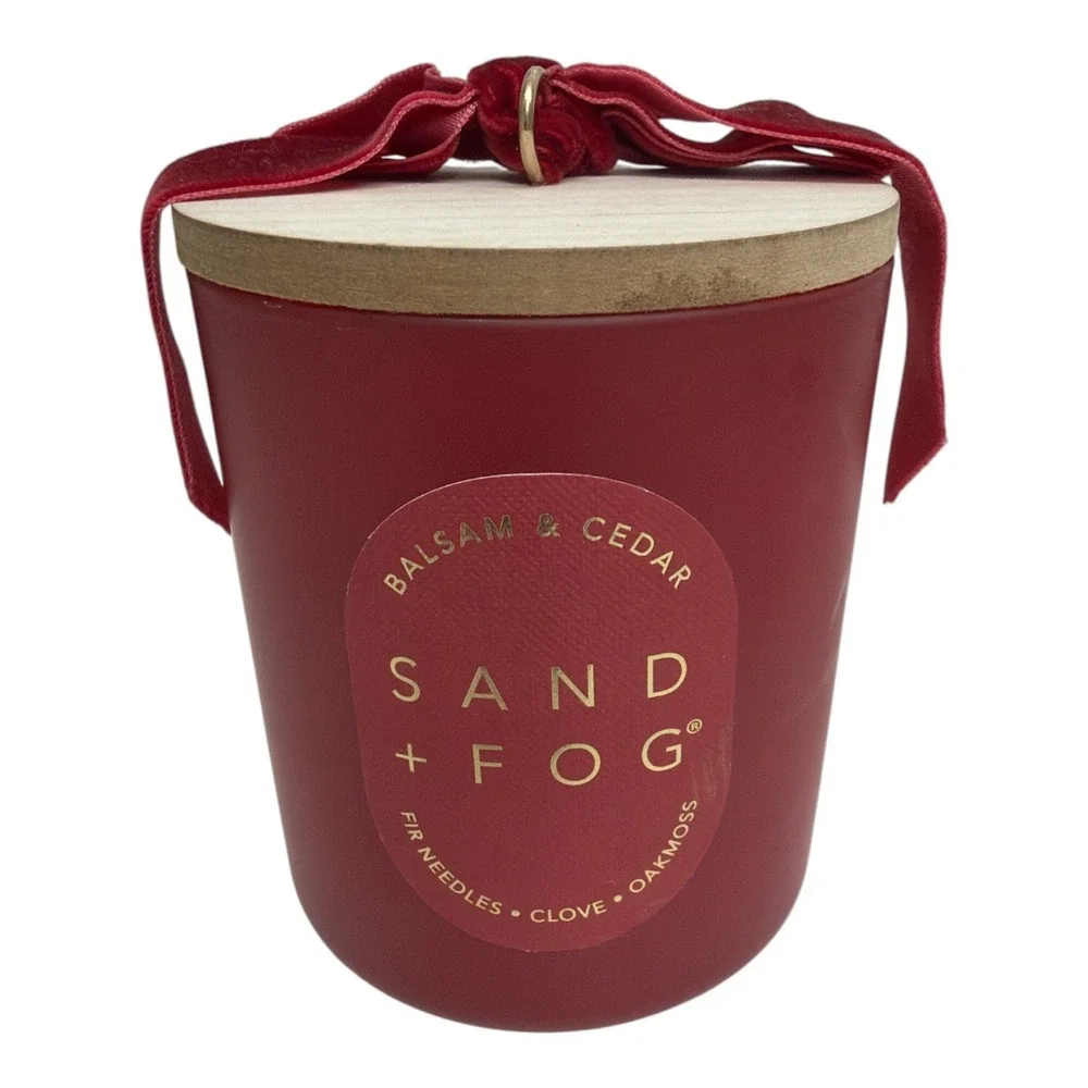 Sand & Fog Balsam & Cedar Candle Fir Needles Clove Oakmoss NWT